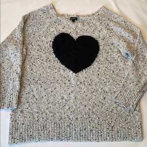 Torrid heart sweater